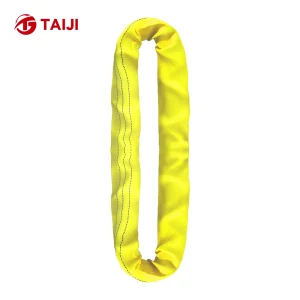 EN1492-2 1T~20T Heavy Duty Polyester Round Circle Lifting Sling With TUV CE GS, ISO9001 Certificate and Custom Color