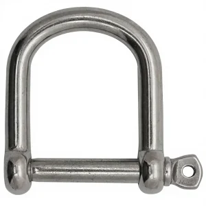 BoatTector Stainless Steel Wide D Shackle Silver Lifting Hardware Made in China