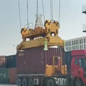 Modular Single Lift Point Electric Telescopic Steel Container Rotating Lifting Equipment for Manufacturing Plant Efficient